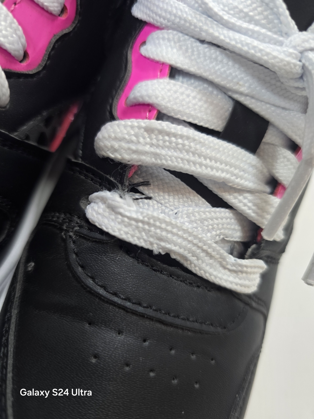 Reebok Kids Black, Hot Pink & Silver High-Top Sneakers with Leopard Print - Picture 3 of 7